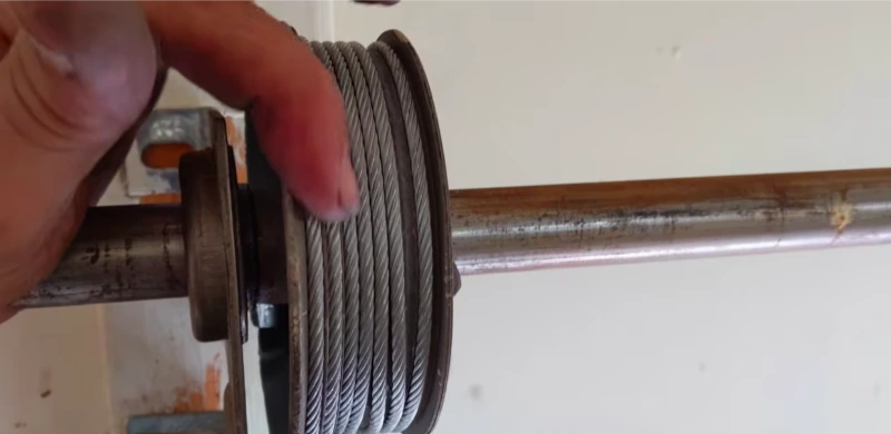 Garage door cable repair in Champaign, IL